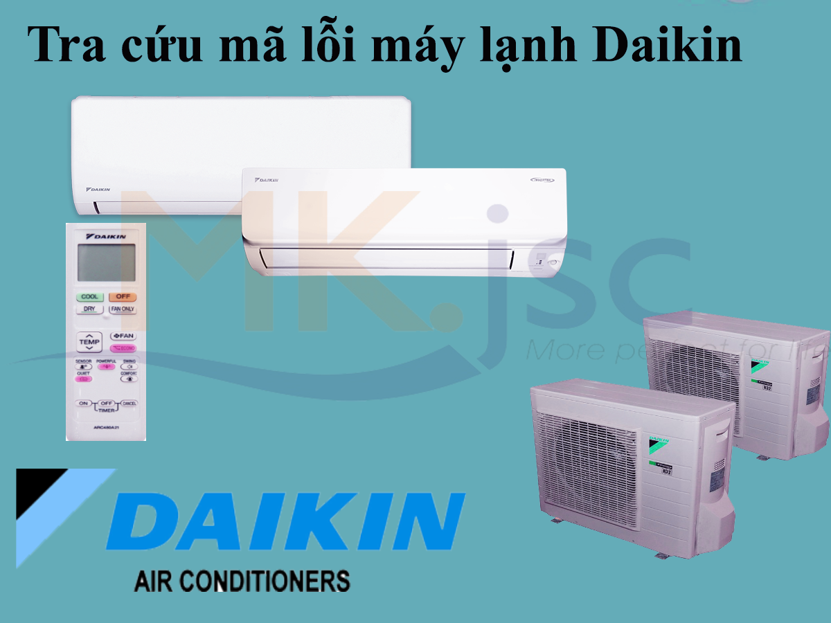 Tra cứu mã lỗi máy lạnh Daikin