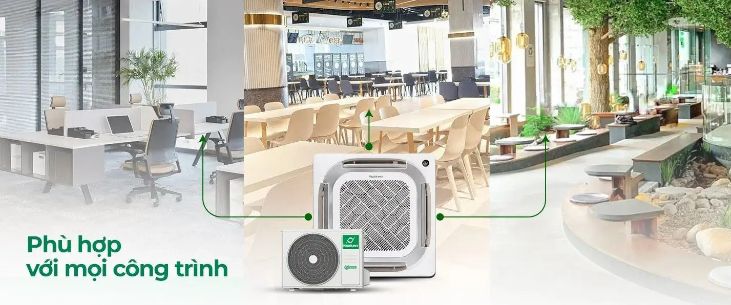 Điều Hòa Âm Trần Nagakawa 28000BTU 1 Chiều Inverter NIT-C28R2M16 2 dieu hoa am tran nagakawa 28000btu 1 chieu inverter nit c28r2m16 V72V