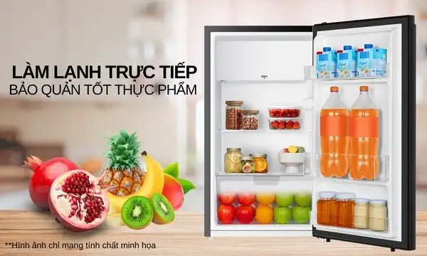 Tủ lạnh mini bar UltimateTaste 300 - Đen, 94L, EUM0930BD-VN Tủ lạnh Mini Electrolux 94 lít EUM0930BD-VN