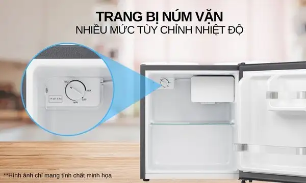 Tủ lạnh mini bar UltimateTaste 300 - Xám Arctic, 45L, EUM0500AD-VN Tủ lạnh Mini Electrolux 45 lít EUM0500AD-VN