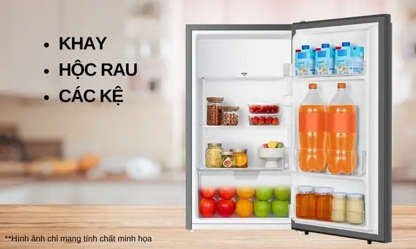 Tủ lạnh mini bar UltimateTaste 300 - Xám Arctic, 94L, EUM0930AD-VN Tủ lạnh Mini Electrolux 94 lít EUM0930AD-VN